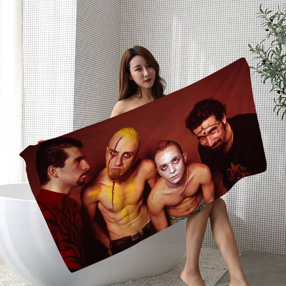 S-System of a D-Down Band Microfiber Beach Towel Absorbent Quick dry Soft Yoga Swimming Resort Mountain Climbing Towel