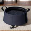 1PC Folding Portable Fishing Bucket with Comfortable Handle, Ideal for Camping, Picnics, Travel, Washbasin, Fishing Bucket, Outdoor Supplies