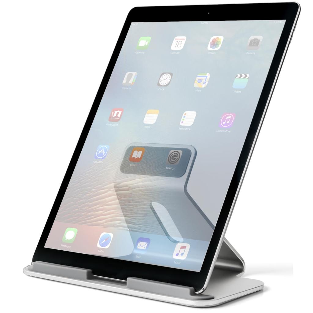 LOE Beautiful Aluminum Tablet Stand for iPad/iPad Air/Mini/Pro, Tabletop Display Stand with Stable Design and Ergonomic 60-Degree Angle