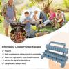 Kebab-Maker Kebab-Spieße Presse, Tragbarer Kunststoff-Kebab-Maker, Manuelle Kebab-Grillspieße, Grillzubehör für Küche und Camping