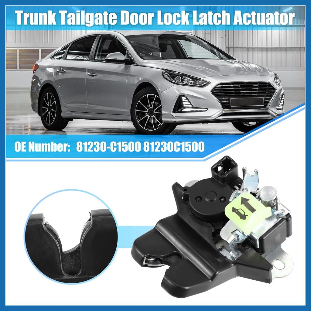 Trunk Latch Lock Actuator 81230-C1500 for Hyundai Sonata 2018-2019 Sedan Tailgate Door Latch Lock Actuator Motor Rear Trunk Lid Lock Latch Actuator
