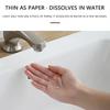 150Pcs Cute Travel Portable Soap Paper Outdoor Disposable Soap Flakes Hand Washing Mini Soap Pieces Boxed