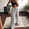 Women Casual Butterfly Printed Sleeveless Camis Tops+Long Pants 2 Piece Set