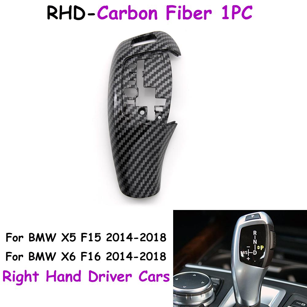 F15 F16 LHD RHD Car Gear Shifter Knob Shift Lever Cover Replacement For BMW X5 X6 Series 2014-2018 61319346825 61319346826