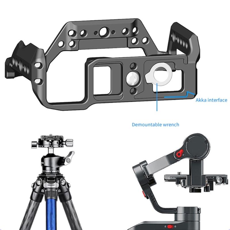 Professional Camera Cage Camera Full Cage Lightweight for A7M4 A7M5 A7R5 Aluminum Video Rig Button Cold Shoe QR Base Accessories