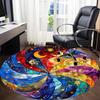 1pc Starry Night Celestial Office Round Area Rug, Indoor Mat Suitable For Office, Under Office Chairs Bedroom Living Room Home Decor, Room Deco
