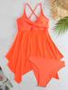 Set Bikini Sexy Costumi da Bagno Donna Tankini Monokini Costume da Bagno Due Pezzi Donna Abbigliamento da Spiaggia Costumi da Bagno Costume da Bagno Nero