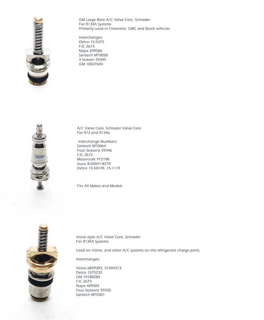 zmart Air Conditioner Valve Core Set R12 R134a Rubber Remover 35pcs Car Air Conditioner