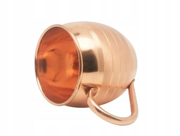 Copper Mug 450ml Brushed Stripes M19 - Collectible
