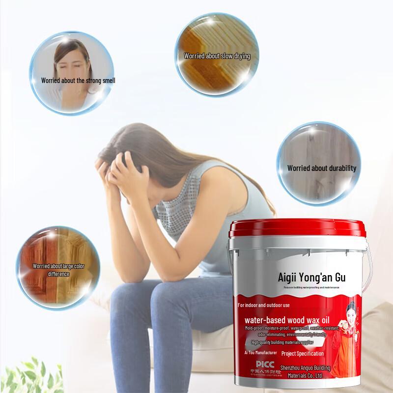 Yong'an Gu Water-Based Wood Wax Oil, Transparent, 20L