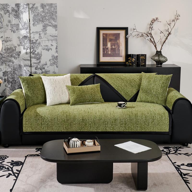 Stoff-Sofa-Kissen für alle Jahreszeiten, leichter Luxus und hochwertiger Sofaüberwurf, neues doppeltes Rückenlehnenbezugstuch-Handtuch