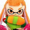 Sanei Boeki Splatoon ALL STAR COLLECTION Girl A x x H22cm Plush Toy SP01 (S) W9.5 D9.5