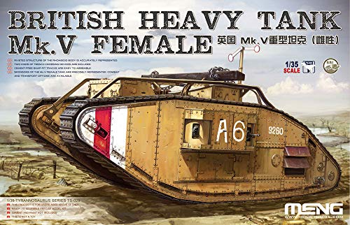 Meng Model 1/35 British Heavy Tank Mk.5 Female Plastic Model MTS029