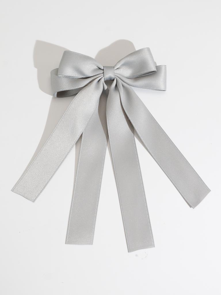 Lystrfac Fashion Fabric Ribbon Hair Bow Hairpin for Women Girls Hair Clips Back Head Top Clip Female Hair Accessories