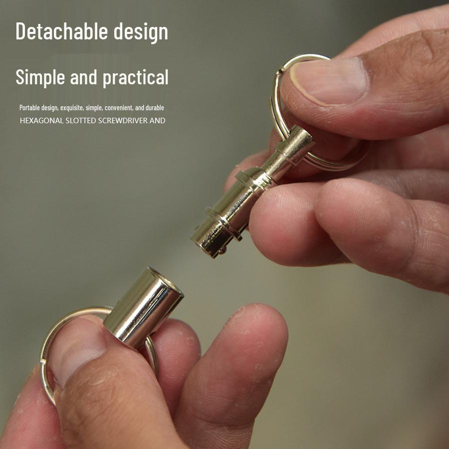 Mutter-Kind EDC Schnellverschluss Doppelring Schlüsselanhänger