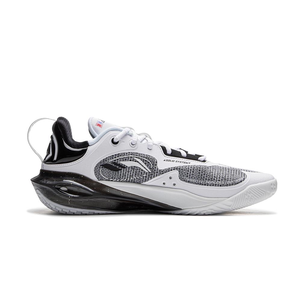 LiNing Flash 11 Basketball Shoes Men's Low-Top Double Bounse Full-Sole Bounse Quick Break Cushion Grip Stability Lightweight Support ABAP053-6