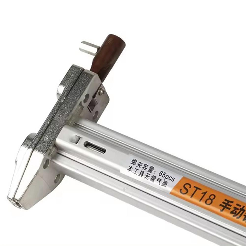 Manual Steel Nail Gun ST18 Semi Automatic Cement Nail Gun Gun Tacker Wire Device Machine Slot Woodworking Nailing Nailing L8D3