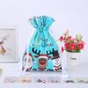 5PCS Reusable Christmas Sacks Santa Claus Baking Packaging Christmas Candy Bags Drawstring Bags Cookies Storage