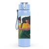 1PC Kate Bush Art 750ml sports water bottle leakproof straw lid outdoor office home