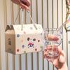 High-value Cute Rabbit Glass Juice Milk Cup Household Beer Cup Girls Birthday Gift Gift Box