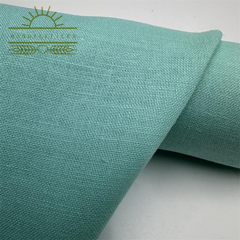EcoFriendly Blended Linen Cotton Fabric for Garments and Home Textiles