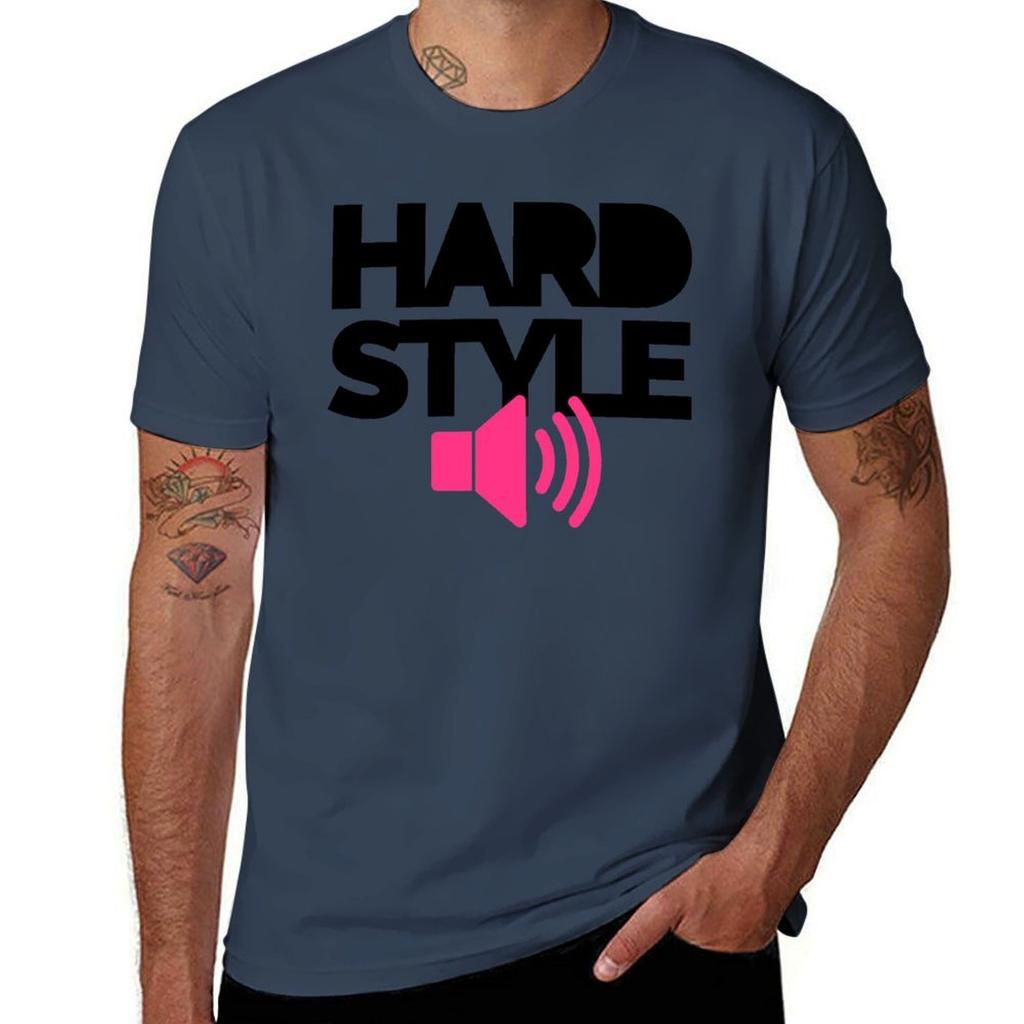 Hardstyle Speaker Music Quote TShirt cotton tshirt 100 man t shirts high quality luxury brand TShirt