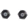 2 Pcs F Type Male Plug Connector Socket To Rf Coax Tv Aerial Female Rf Adapters