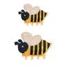 Hair Claw Cartoon Bee Shape Back Head Hair Clip Anti-slip Teeth Strong Grip Shower Hair Clamp Versatile Use Hair Accessory