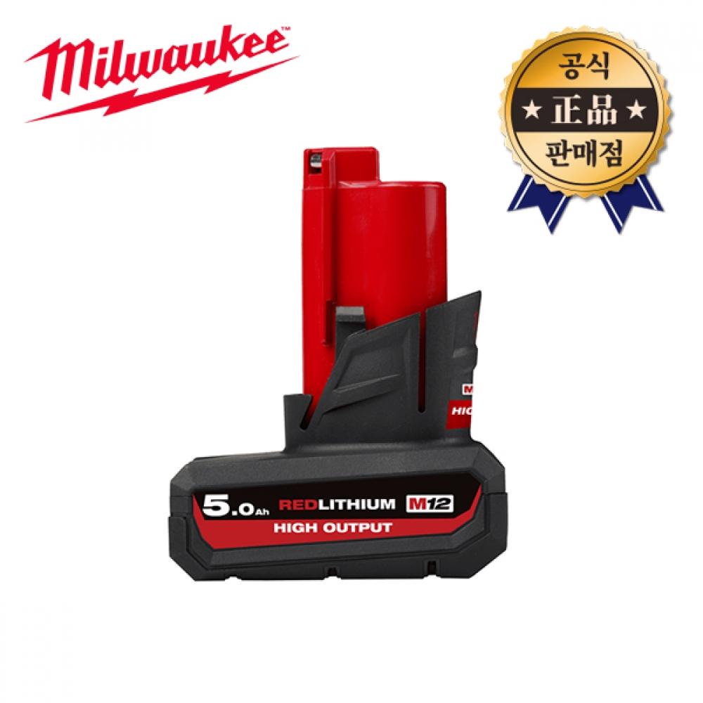 

Литий-ионный аккумулятор Milwaukee M12HB5, 12 В, 5,0 Ач, вставной аккумулятор M12, совместимый с продуктом