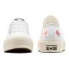 Converse Chuck Taylor All Star Lift Platform Low Letnia Haftowana Damskie Sneakersy Białe Egret Oops-Różowy A10822C