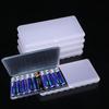 107*50*13mm Harter Behälter Halter Etui 10 Fächer Batterielagerbox Für AAA Kunststoff Batterie Organizer Zubehör