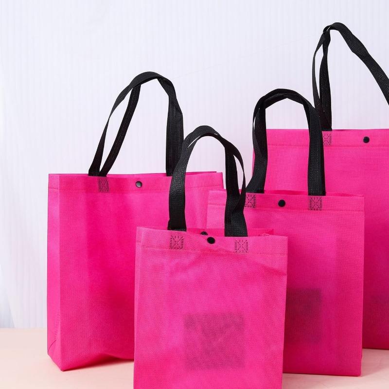 Vertical Version Non-woven Shopping Sack Reusable Portable Bag Large Capacity Tote Pockets Used for Shoe Boxes Clothes Books Gift Packag Storage Pouch