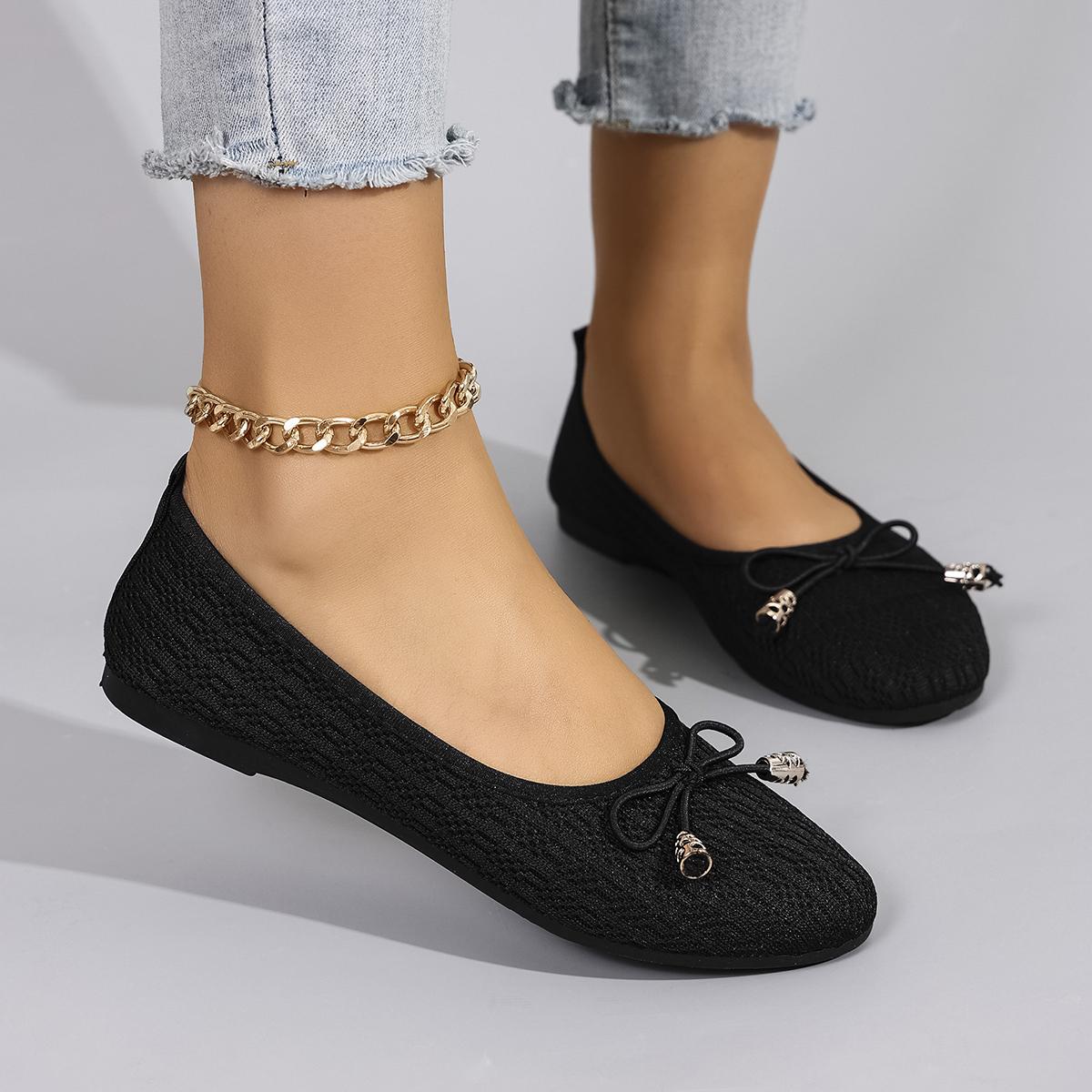 

Весенняя женская удобная, дышащая, легкая и износостойкая повседневная обувь на мягкой подошве для ленивых, чтобы наступать 37 чёрный