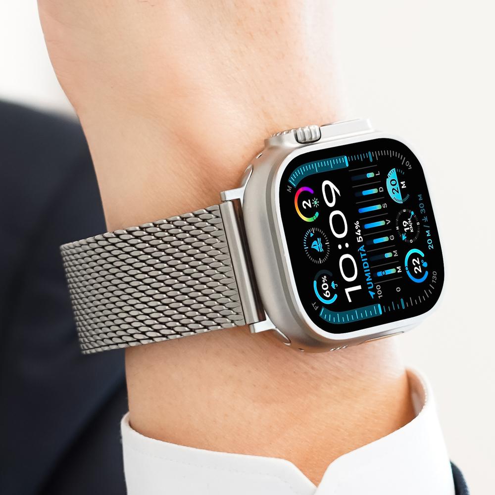 Biltin Apple Watch Metall Magnetisches Armband Ultra Titan 10 9 8 Se