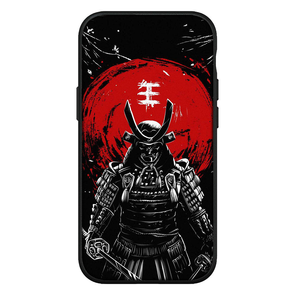 For iPhone 16 15 Xiaomi Redmi Note 14 13 12 11 Pro Max X 8 16e Samsung Galaxy S25 S24 S23 Moto OPPO Huawei Bushido Japan The Samurai Ninja Phone Case