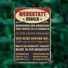 Vintage Workshop Metal Tin Signs Home Decor Wall Art 8x12 Inches