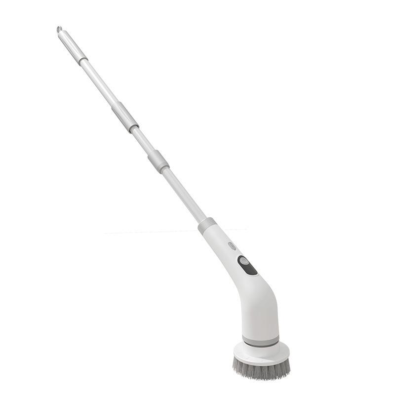 Electric Multi-functional Cleaning Brush with LCD & Retractable Handle for Fish Tanks, Kitchens, and Bathrooms