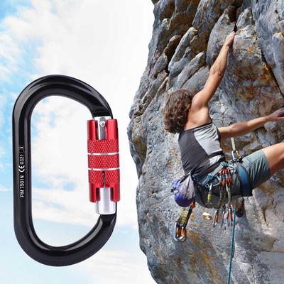Safety Rope pulley Installation 25KN Rock Climbing Equipment Mountaineering