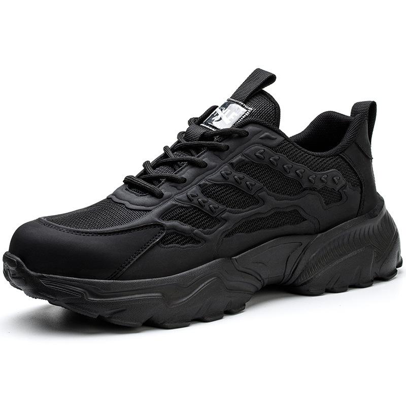 Summer Mesh Safety Shoes Men Steel Toe Sneakers Lightweight Breathable Shoes Anti-puncture White Work Protective Sneakers Men
