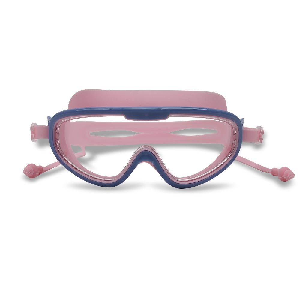 Kids' Waterproof & Fog-Proof HD Swim Goggles - Large Frame for Boys & Girls