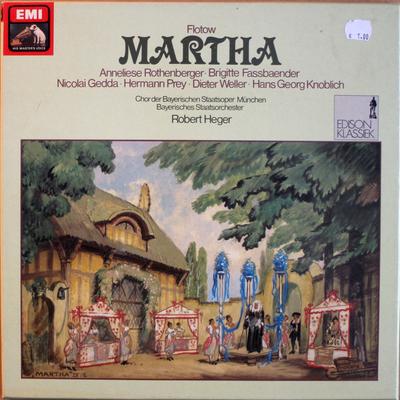 LP Schallplatte FRIEDRICH VON FLOTOW , ANNELIESE RO - Martha 1C1973024143 His Master's Vo Deutschland Klassisch Gebraucht