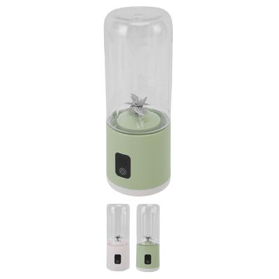 Portable Blender Cup Rechargeable Electric USB Juicer Blender 500ml Large Capacity with 1500mAh Battery for Fruit Smoothies