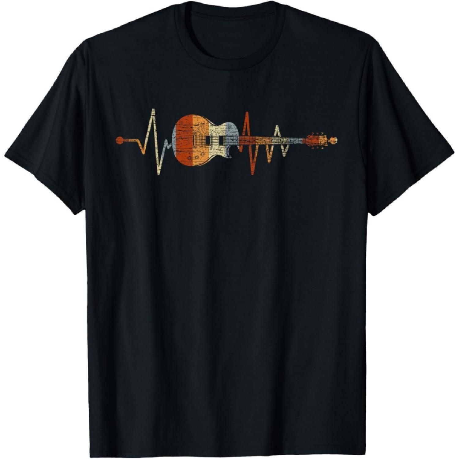 Heartbeat Guitarist Guitar T-Shirt S