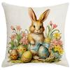 New Fashion Easter Cartoon Rabbit Easter Egg Pattern Series Cushion Cover 45cm Printed Home Decoration Sofa Pillowcase