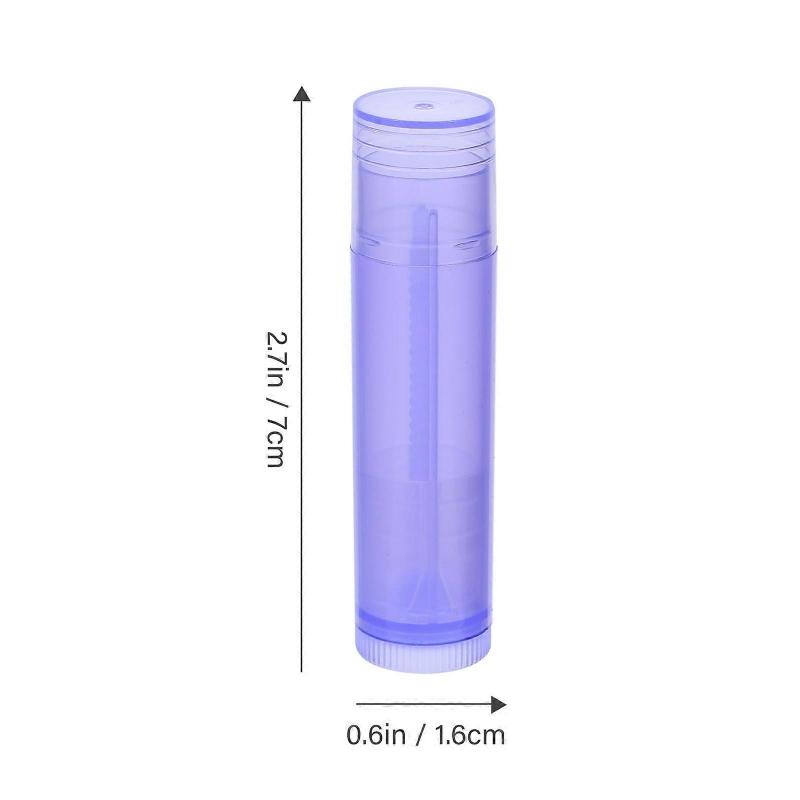 Lip Balm Tubes Empty Lipstick Tubes for Storage 60Pcs Travel Friendly Containers