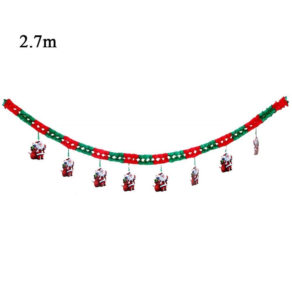 

2,7 м Рождественские потолочные флаги для раскладки Впечатляющие рождественские баннерные украшения Рождественская елка Santa Claus