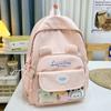High-value college style, fresh and sweet, high-capacity backpack for primary and secondary school students