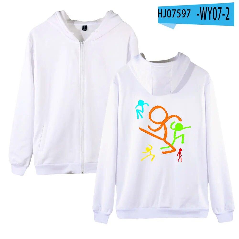 Alan Becker толстовки на молнии женские унисекс с длинным рукавом толстовка с капюшоном унисекс Повседневная уличная модная одежда унисекс 2XL