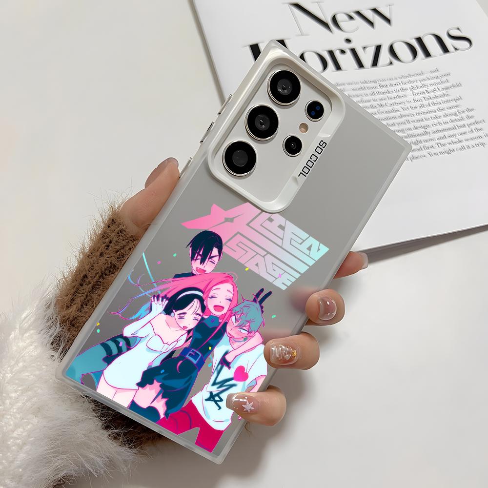 Anime A-ALIEN STAGE Phone Case For Samsung Galaxy S25 Edge S24 S23 S22 S21 S20 Ultra Funda Silicone Silver Cover