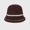 Autumn Winter Knitted Fisherman Hat Women's Bucket Hat